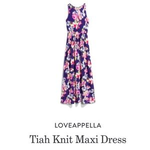 loveappella lauryn knit maxi dress